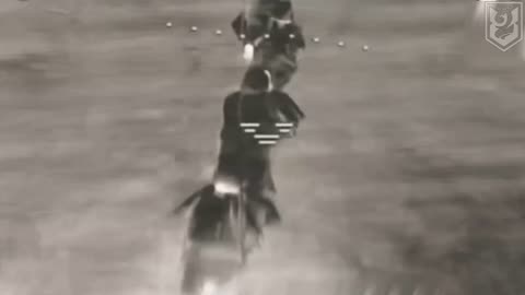 A Line Of Russian Soldiers 50m Long All Wearing Chinese Raincoats Crossing No-Man's Land Overnight