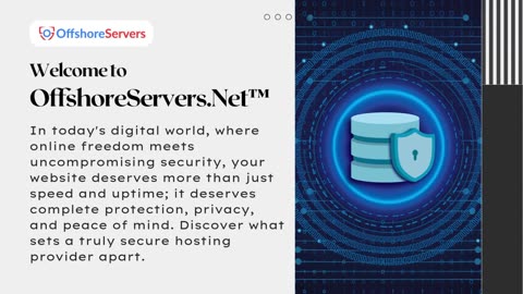 Private Offshore Website Hosting You Can Trust -OffshoreServers.Net™