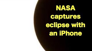 [Aug 22, 2017] NASA engineer captures solar eclipse with his iPhone.
