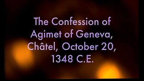 JEW CONFESSES TO CHRISTENDOM - JEWS POISONING WELLS - CAUSED THE BLACK PLAGUE ☠️