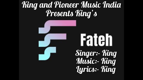 King | Fateh | King | Pioneer Music India | Bollywood Latest Trending Song