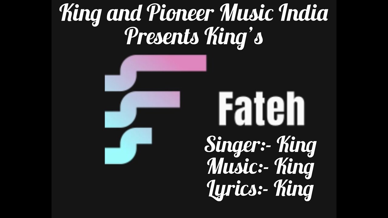 King | Fateh | King | Pioneer Music India | Bollywood Latest Trending Song