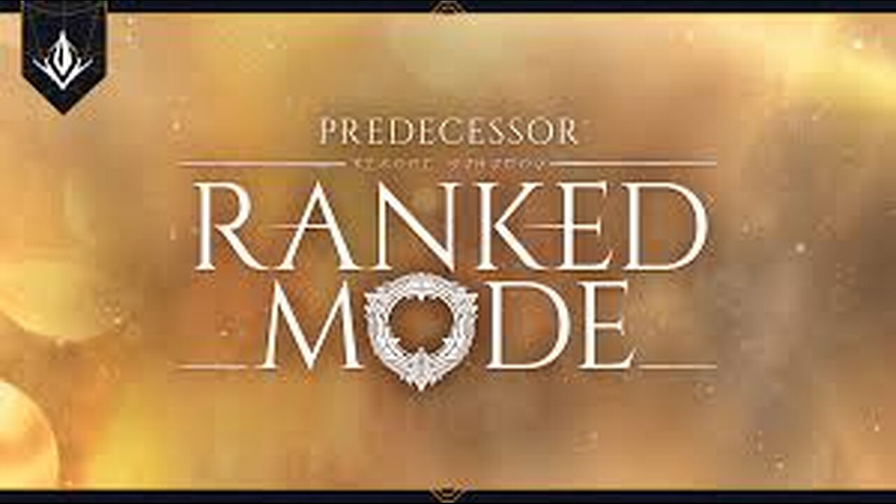 Predecessor: Mastering Characters and Trying to Climb the Ranks. Come Join the Show, Ranked Time
