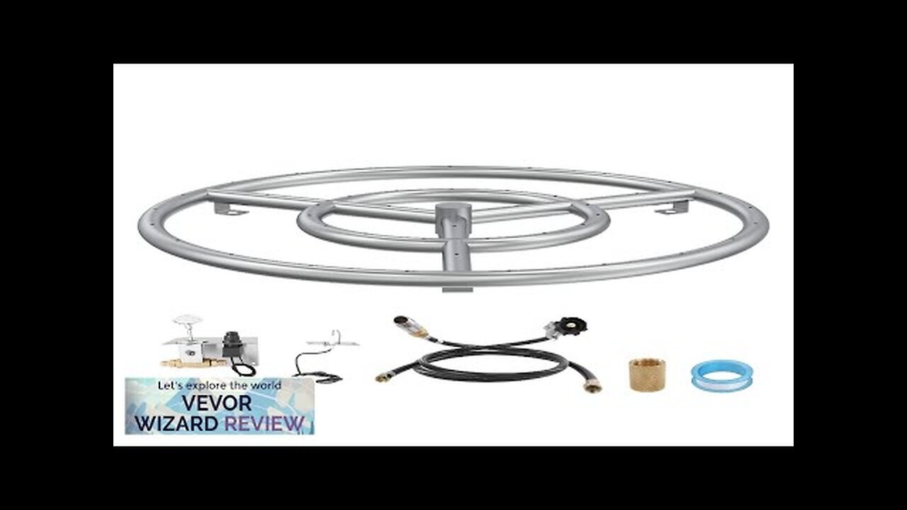 VEVOR 18 inch Round Drop-in Fire Pit Pan Stainless Steel Fire Pit Review