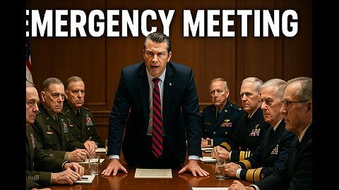 🔥Prep for War: Hegseth Calls Emergency Meeting, Top Generals & Military Advisors to Quantico