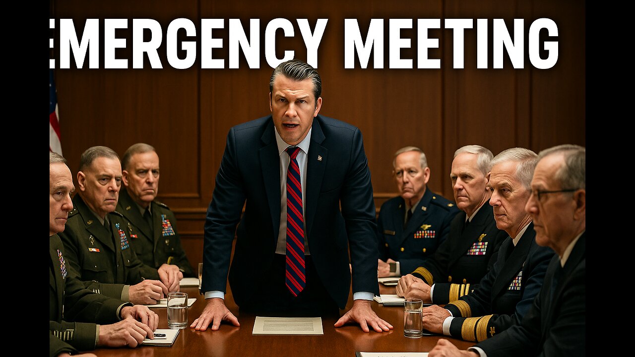 🔥Prep for War: Hegseth Calls Emergency Meeting, Top Generals & Military Advisors to Quantico