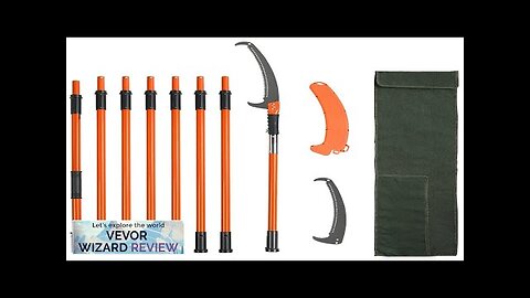 VEVOR Manual Pole Saw 7.3-27 ft Extendable Tree Pruner Sharp Steel Blade Review