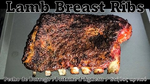 Lamb Breast Ribs - on the G2 Offset smoker