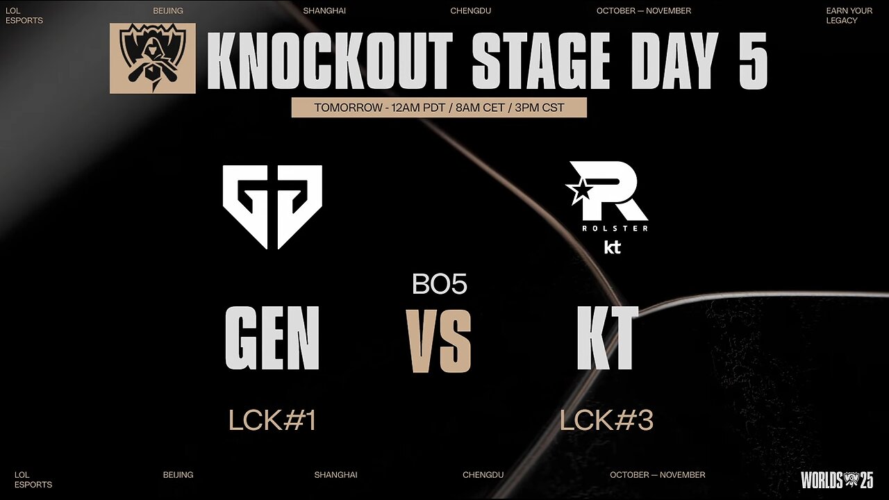 GEN vs KT | WORLDS 2025 | Semifinals