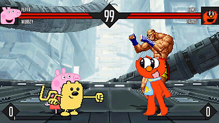 MUGEN - Peppa & Wubbzy vs. Elmo & Caillou - Download