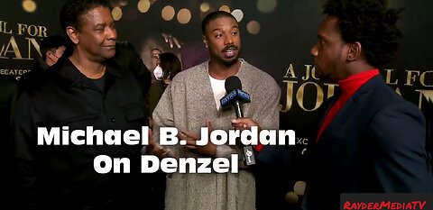 Michael B. Jordan CRASHES Denzel Washington Interview | RayderMediaTV