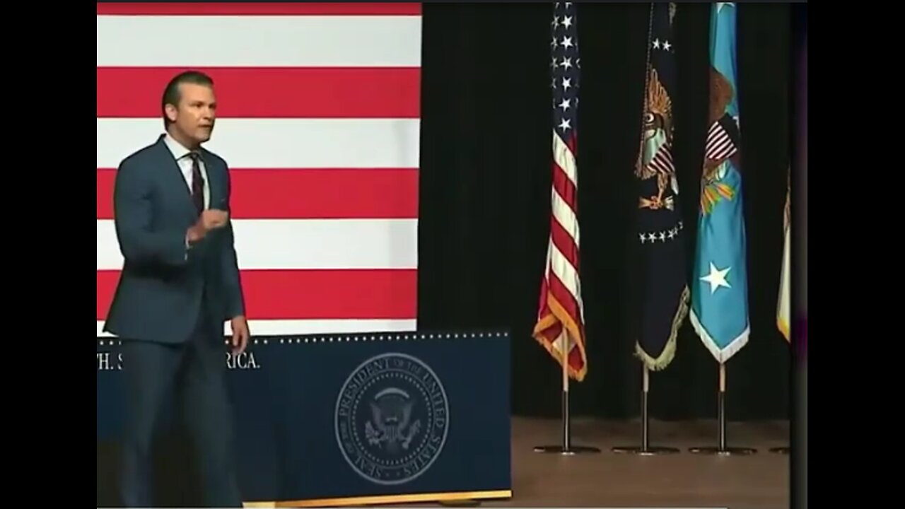 To Ensure Peace, We Must Prepare For War! - Sec. Hegseth to Military Brass to Preserve The American Republic