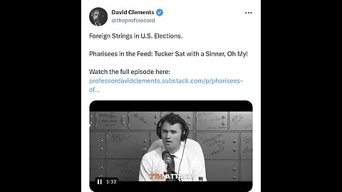 David K. Clements Wow Nicely told! | Tucker sat at the Table with a Sinner