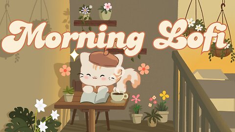 Morning Lofi ☕🌞1 Hr Songs 🌷 lofi chill 【Cute lofi music mix】🏵️ study aesthetic chill relax ♪