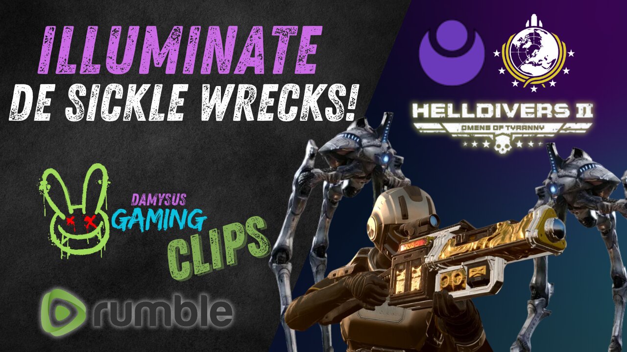 Helldivers 2 - DE Sickle hitting HARD, soloed Harvester AT THE END!!
