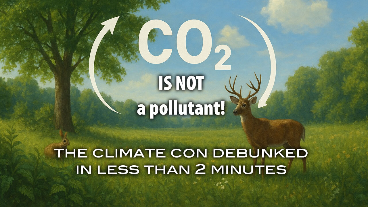 CO2 IS NOT A POLLUTANT - The Climate Con Debunked In Under 2 Minutes