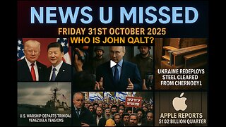NEWS U MISSED WITH PAUL BROOKER & DREW DEMI FRIDAY 31ST OCTOBER 2025. WHO IS JOHN QALT