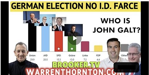 GERMAN ELECTION NO I.D. FARCE WITH WARREN THORNTON, PAUL BROOKER & LEMBIT OPIK