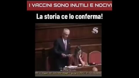 SEN MAURIZIO ROMANI: "I vaccini sono inutili e dannosi"