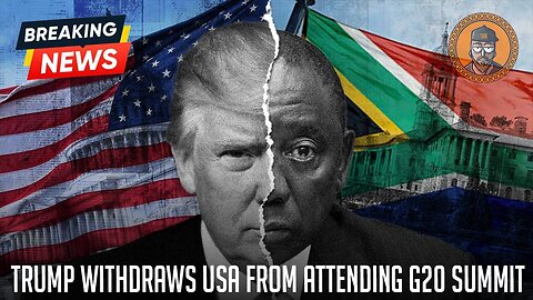 Breaking News: Trump Withdraws USA from G20 Summit