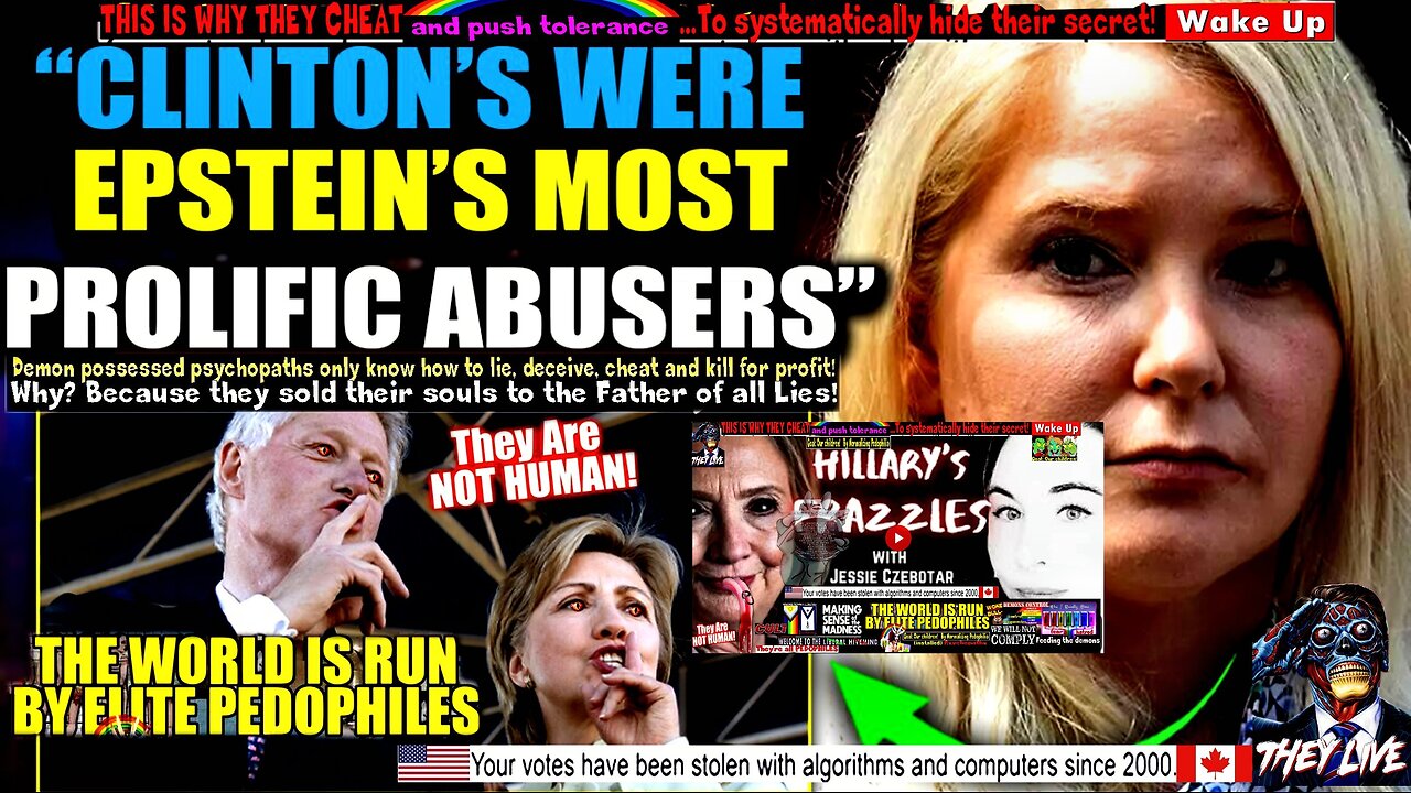 New Virginia Giuffre Recording: Bill Clinton Was Epsteins Most Prolific Pedophile (compilation)