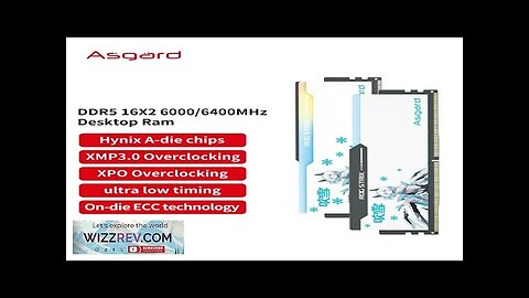 Asgard ROG STRIX DDR5 RGB RAM Memory 32GB 64GB 6000MHZ 6400MHZ 6800MHZ Review