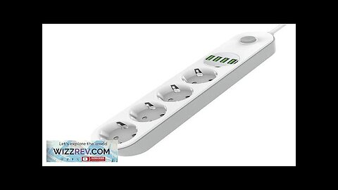 LDNIO SE4432 2500W Power Strip with 4 Outlets+4 USB-A Extension Socket EU Review