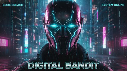 Digital Bandit – Official AI Music Video (Cyberpunk Visualizer)