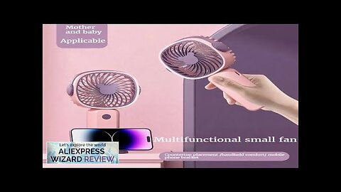 Mini USB Handheld Fan Multi-Functional Desktop With Stand Eectric Fan Students Outdoor Review