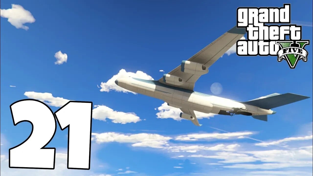 Trevor Hijacks Largest Cargo Plane! GTA 5 Story Mode - Part 21