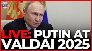 LIVE: Putin’s Aggressive Valdai Address 2025: Russia Vows to Crush Sanctions and Western Control