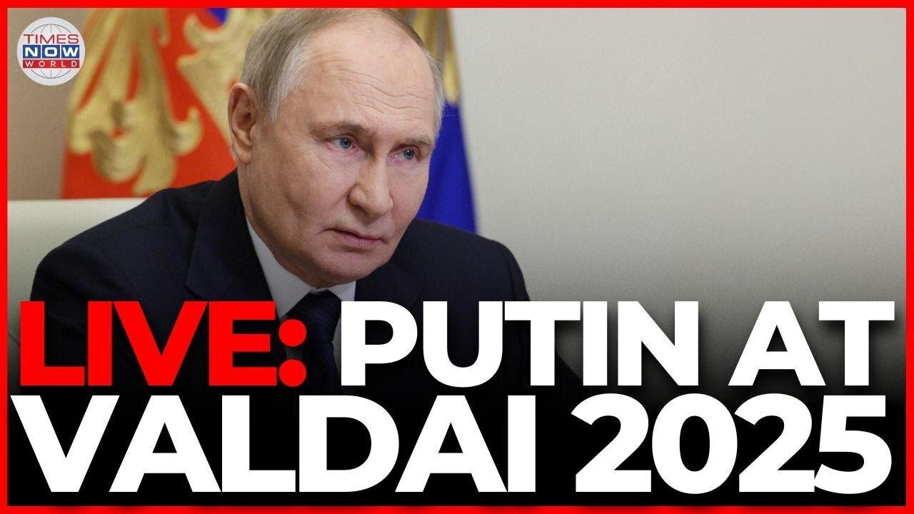 LIVE: Putin’s Aggressive Valdai Address 2025: Russia Vows to Crush Sanctions and Western Control