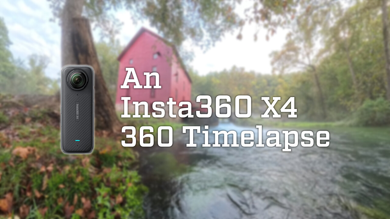 An Insta360 X4 360 Timelapse