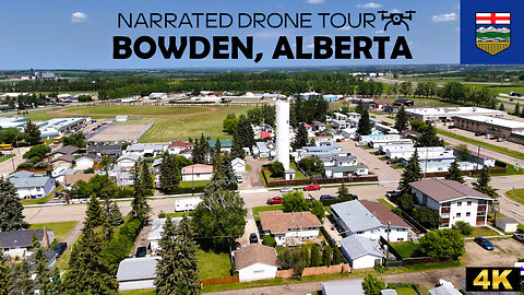 🚁 Bowden, Alberta 🌾 4K Drone