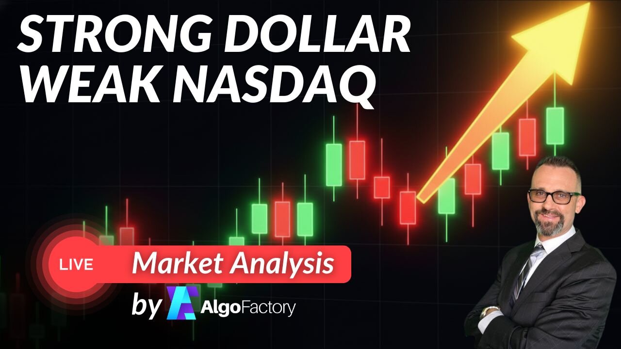 Can $NASDAQ Break Its Downtrend? Live Trading 7/16/2026