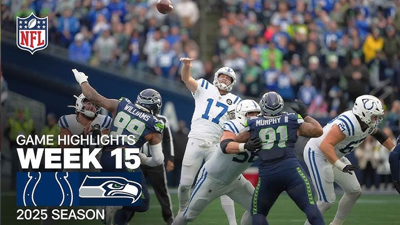 Indianapolis Colts vs Seattle Seahawks week 15 game highlights