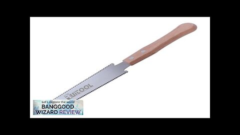 6 Inch Double Edged Hand Saw SK-5 High Carbon Steel Versatile Woodworking Review