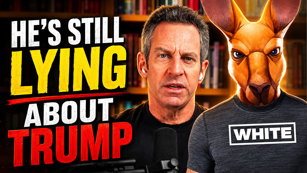 Sam Harris continues to lie about Trump and it's embarrassing