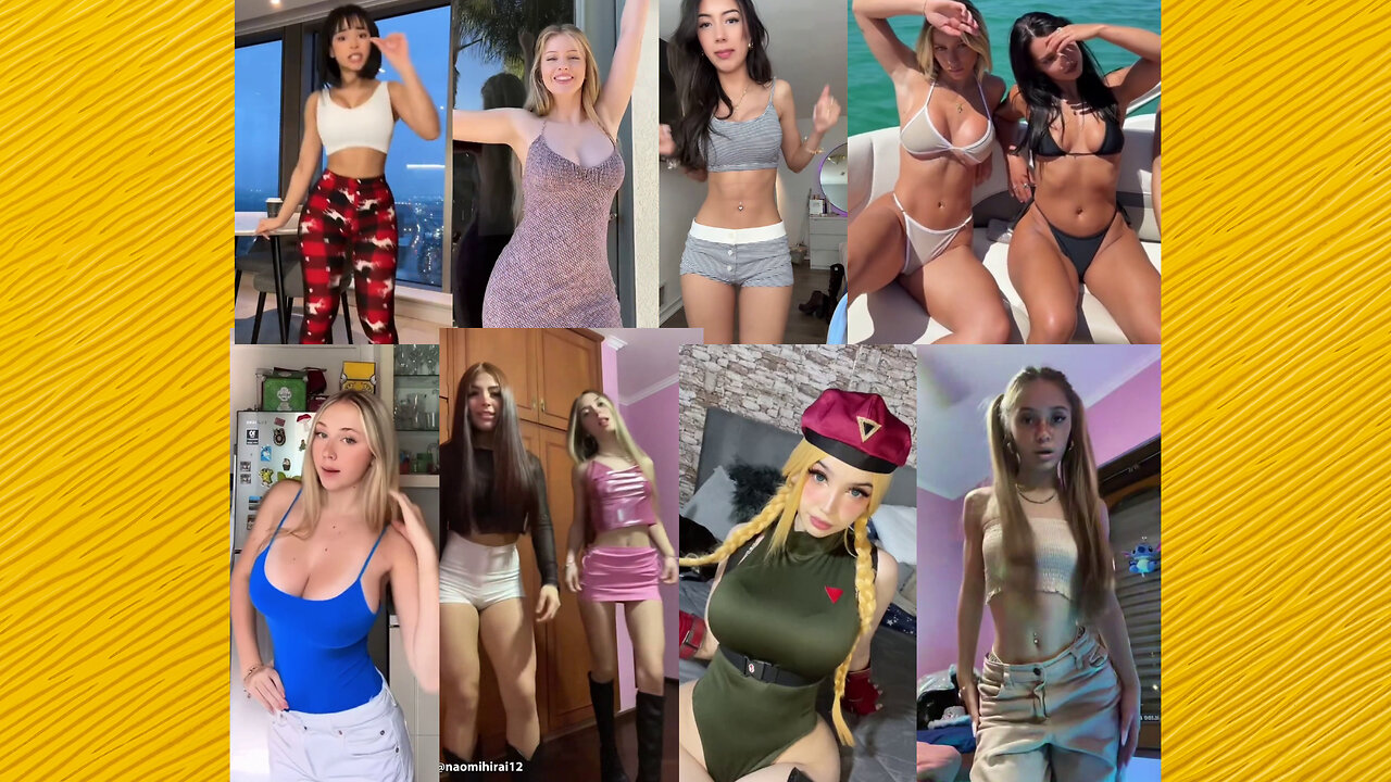 Babes compilation 14 - Big bank tiktok challenge ❤️ClipchampGirls 2025