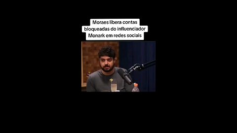 Moraes libera contas bloqueadas do influenciador Monark em redes sociais