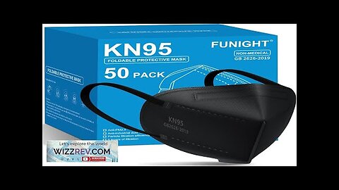 Funight KN95 Face Masks 50 Pack 5-Ply Breathable Filter Disposable Face Masks Review