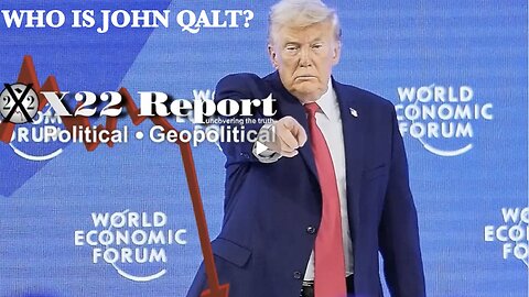 X22-Bondi Arrests Church Rioters,Trump's Message At DAVOS Is Loud & Clear & The [DS] Knows It