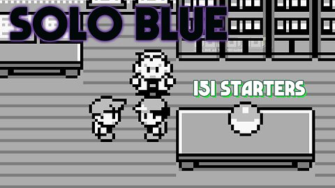 Pokemon Solo Blue - GB ROM Hack, 151 starters in-game for real, only one pokemon for entire journey