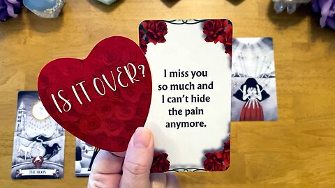 MESSAGE FROM THE PERSON ON YOUR MIND 💌 IS IT OVER BETWEEN US? 😢 (COLLECTIVE LOVE READING) ❤️
