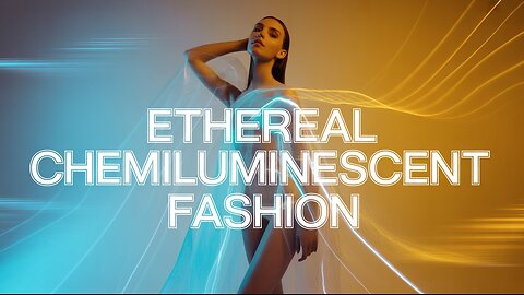 Ethereal Chemiluminescent Fashion: An AI-Generated Short
