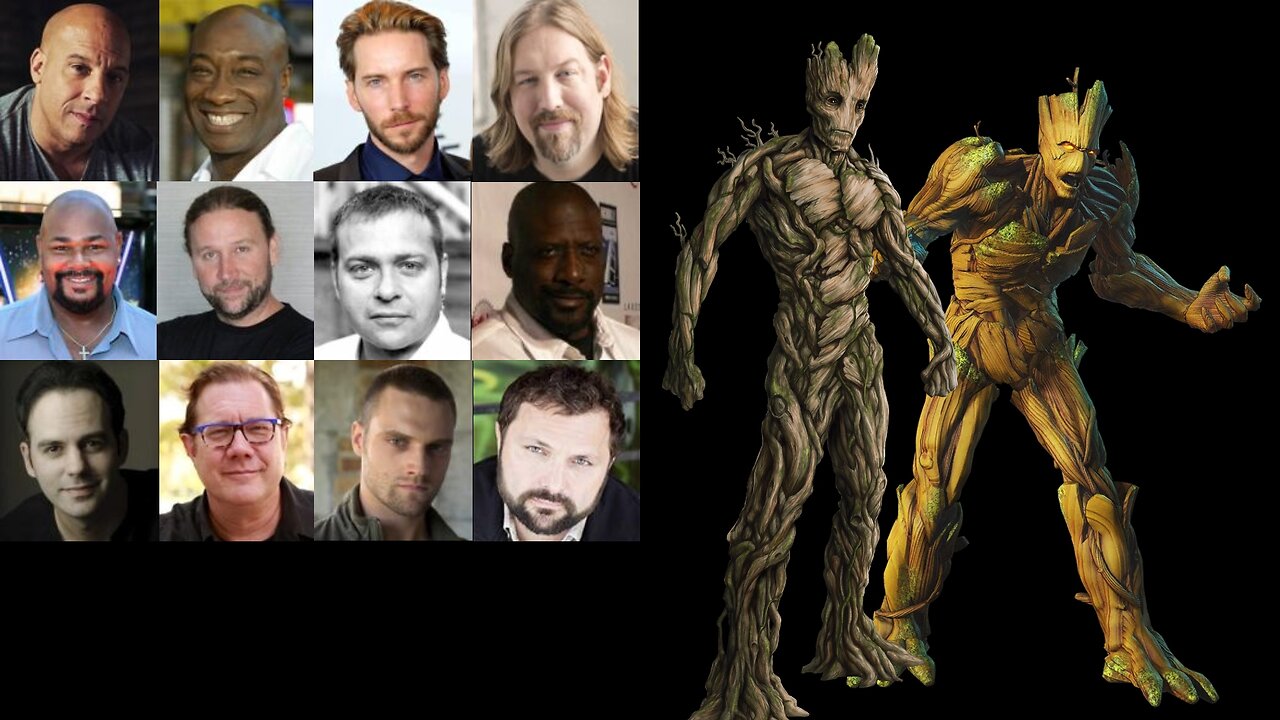 Animated Voice Comparison- Groot (Guardians of the Galaxy)