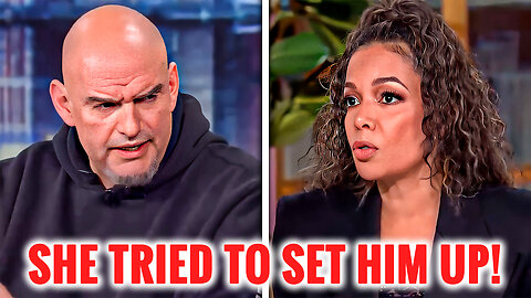 John Fetterman SHUTS UP Sunny Hostin After She Asked This ONE Question