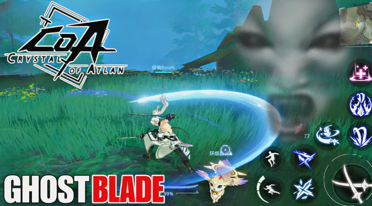 CRYSTAL OF ATLAN GAMEPLAY ( Ghost Blade ) GLOBAL UPCOMING CLASS