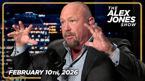 THE ALEX JONES SHOW - 2/10/2026: RED ALERT EMERGENCY BROADCAST! Alex Jones Analyzes The Insane Revelations Coming Out Minute-By-Minute In The Epstein Files! Tune In NOW To Discover The Bottom Of The Satanic Rabbit Hole! PLUS, Roger Stone- Who Successfully