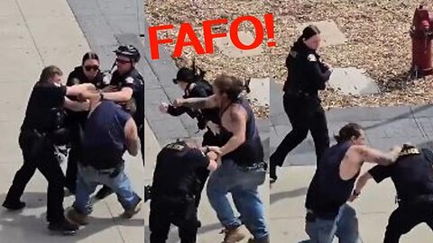 🚨⚠️FAFO! - 3 WEAK ASS DEI HIRE COPS vs. THE NORTH DAKOTA WILDMAN! - LMAO!! - LINKS!👀
